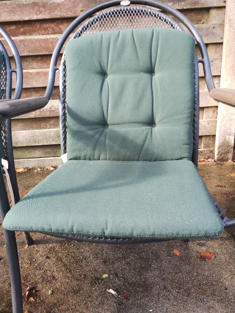 tuinstoelkussens, Ophalen