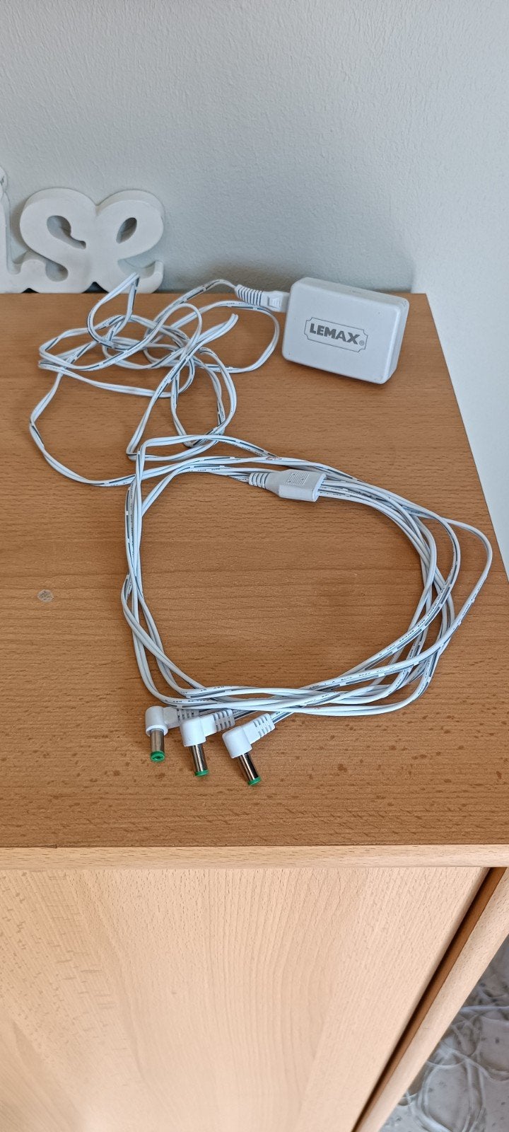 Stopcontact met 3 Lemax-tips, Ophalen of Verzenden, Gebruikt
