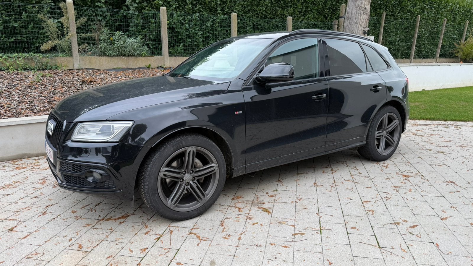 Audi Q5, Auto's, Voorwielaandrijving, Q5, Zwart, Leder
