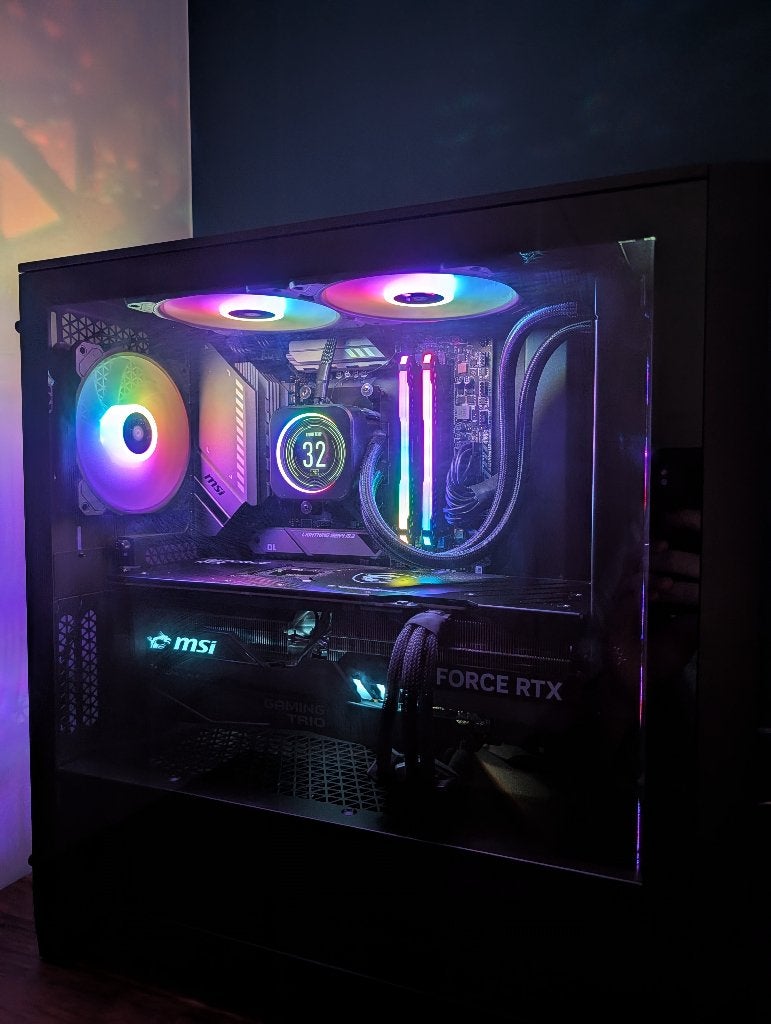 AM4 Game PC-Basis, Computers en Software, Desktop Pc's, Zo goed als nieuw, 4 Ghz of meer, 32 GB, Gaming, Ophalen