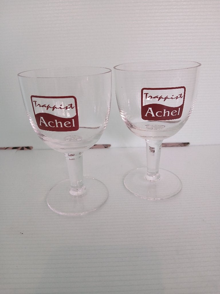 Twee kleine proefglazen (17,5 cl) ACHEL, Ophalen of Verzenden, Zo goed als nieuw, Glas of Glazen, Overige merken