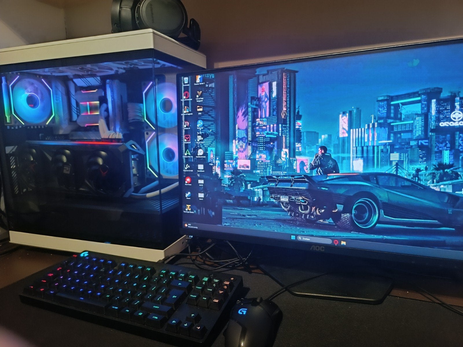 ​ Ultieme Gaming PC Set, Computers en Software, Desktop Pc's, Ophalen, Gaming, SSD