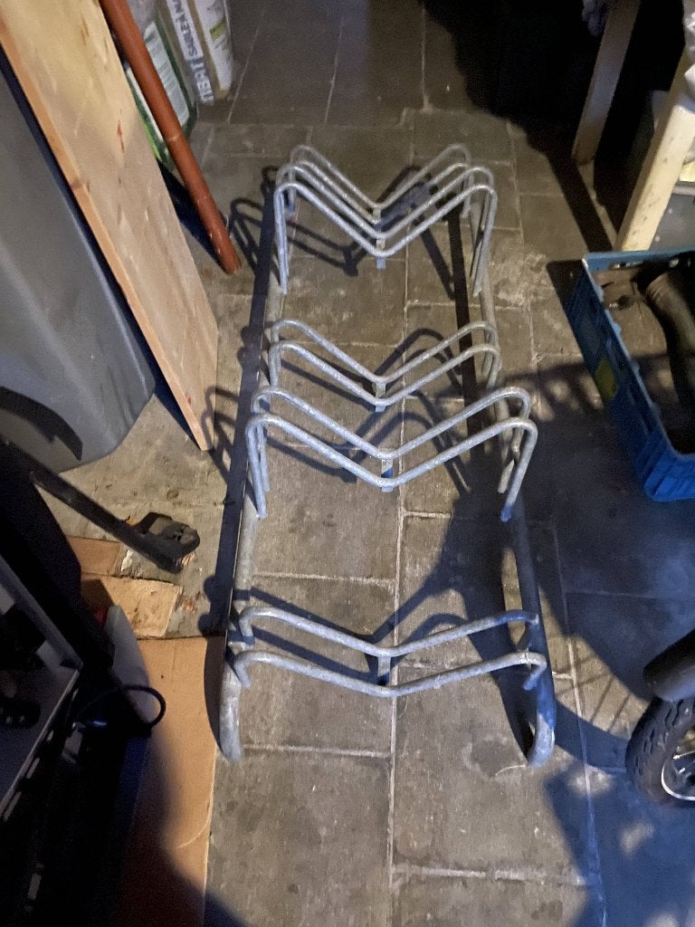 fietsenrek 5 fietsen, Ophalen, Zo goed als nieuw