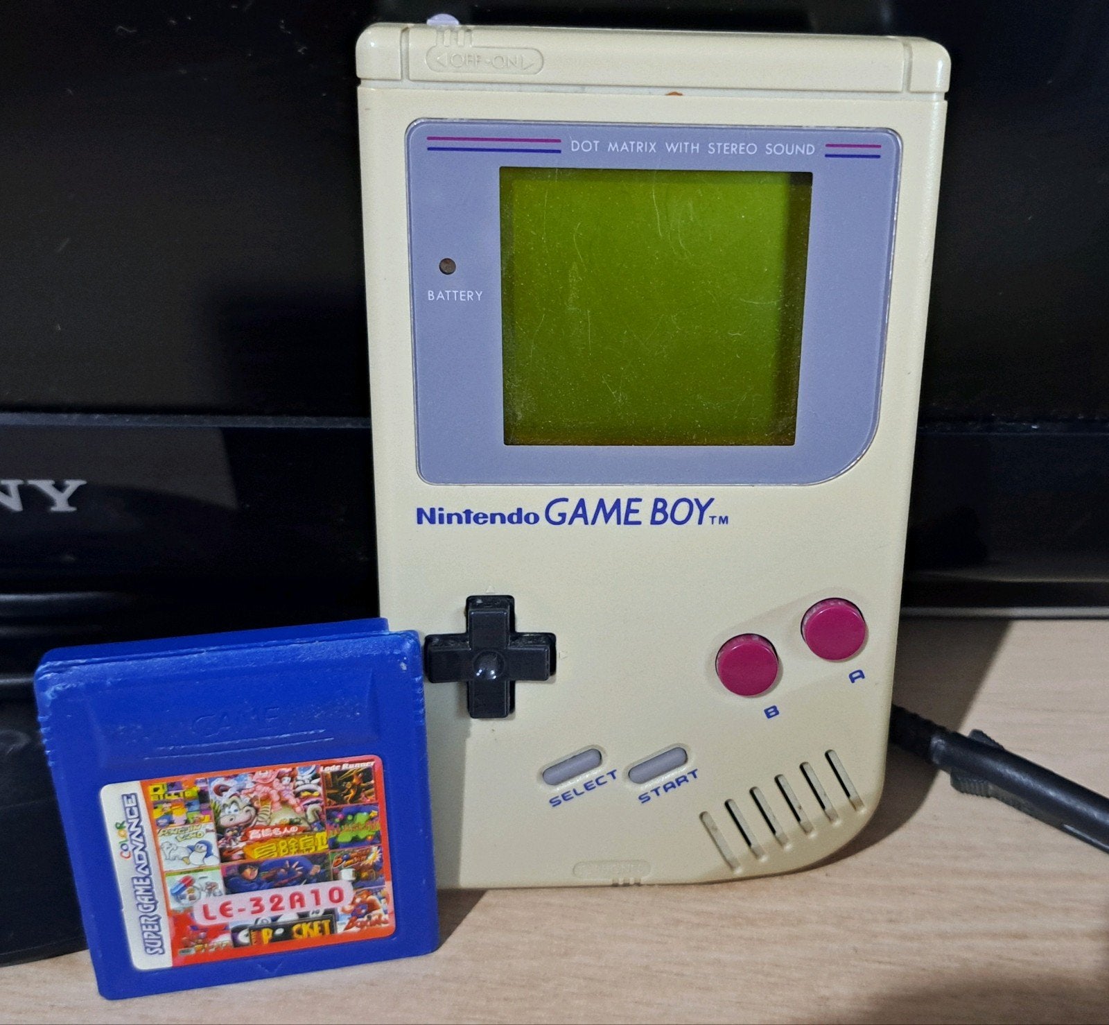 Nintendo-gameboy met een 32-game op 1 tape, Games en Spelcomputers, Spelcomputers | Nintendo Game Boy, Ophalen of Verzenden, Gebruikt