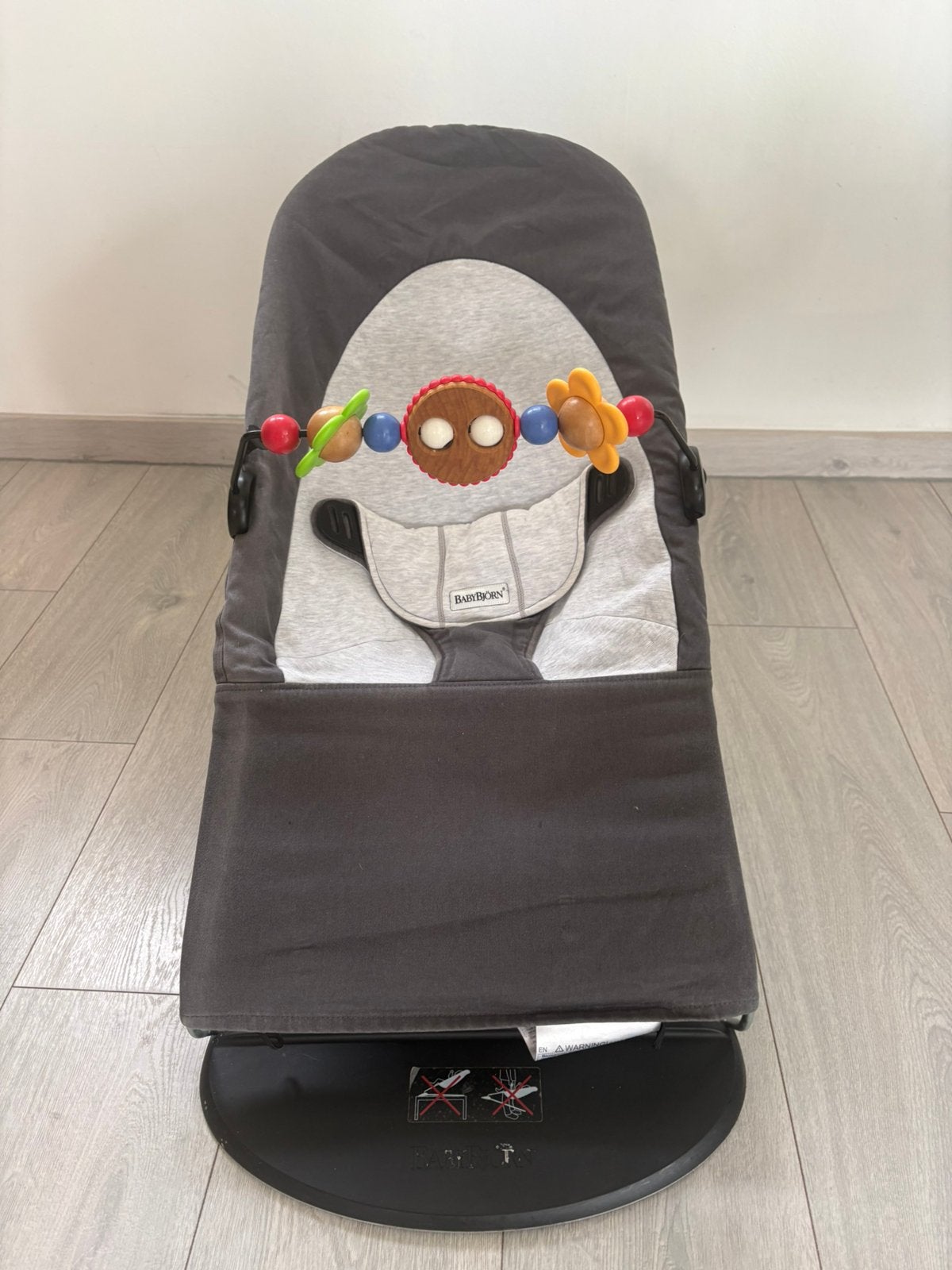 BabyBjörn wipstoel met speelboog en extra hoes, Kinderen en Baby's, Ophalen, Gebruikt, Wipstoel