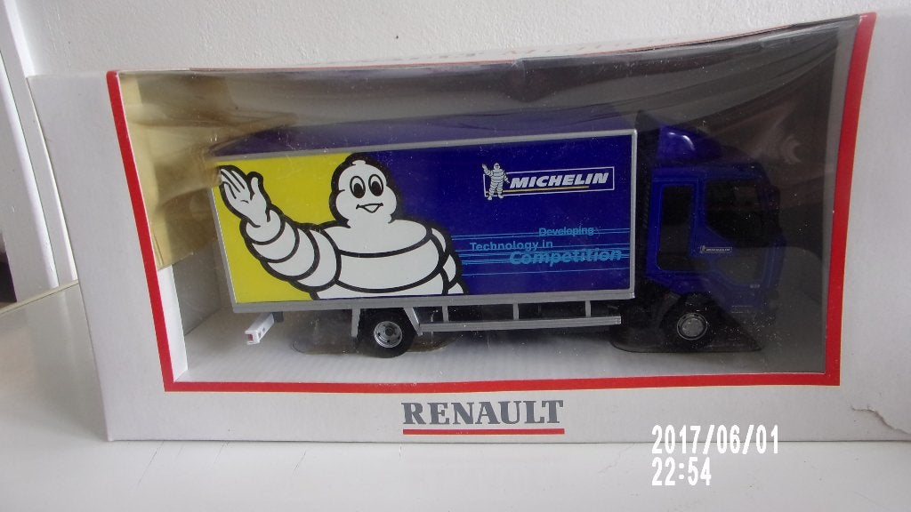 MICHELIN RENAULT MIDLUM.NOREV 1/43 NEUF.STOCKE 25 ANS, Enlèvement ou Envoi, Neuf, Bus ou Camion, Norev