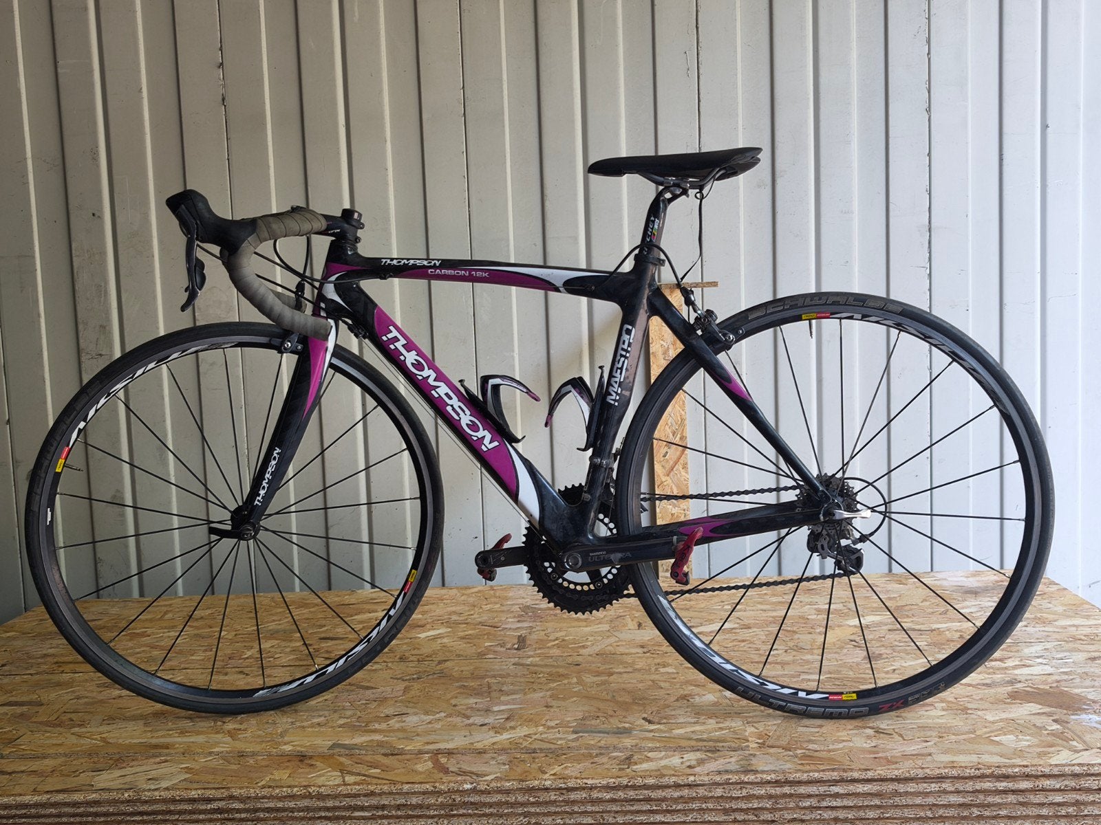 Te koop Thomson koersfiets, Fietsen en Brommers, Fietsen | Racefietsen, Velgrem, 49 tot 53 cm, Zo goed als nieuw, 15 tot 20 versnellingen