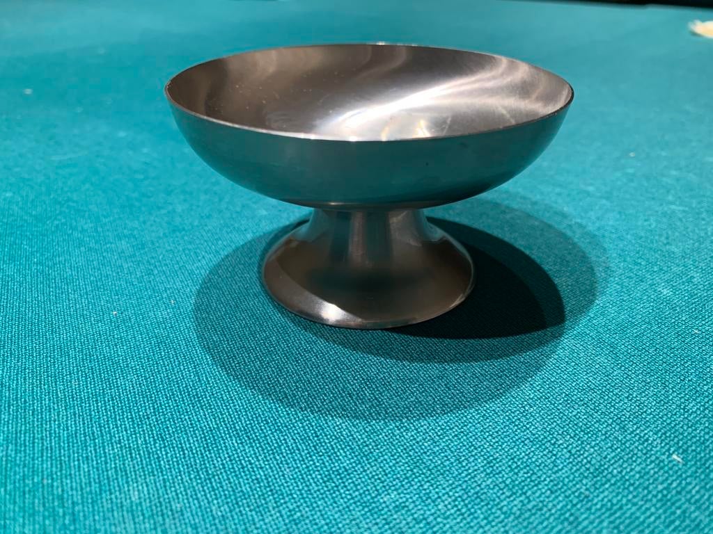 Inox ijscoupe, Huis en Inrichting, Ophalen of Verzenden, Zo goed als nieuw, Overige materialen, Schaal of Schalen