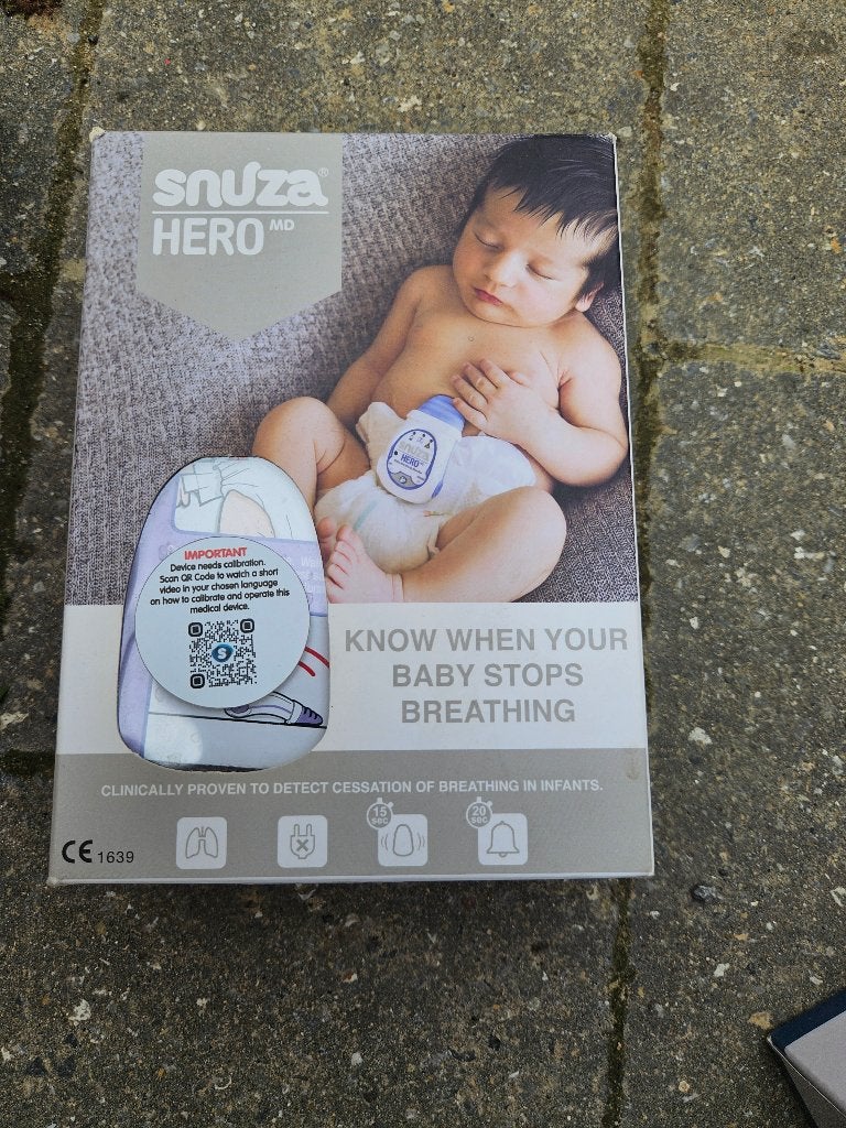 Moniteur respiratoire pour bébé Snuza Hero MD, Enlèvement
