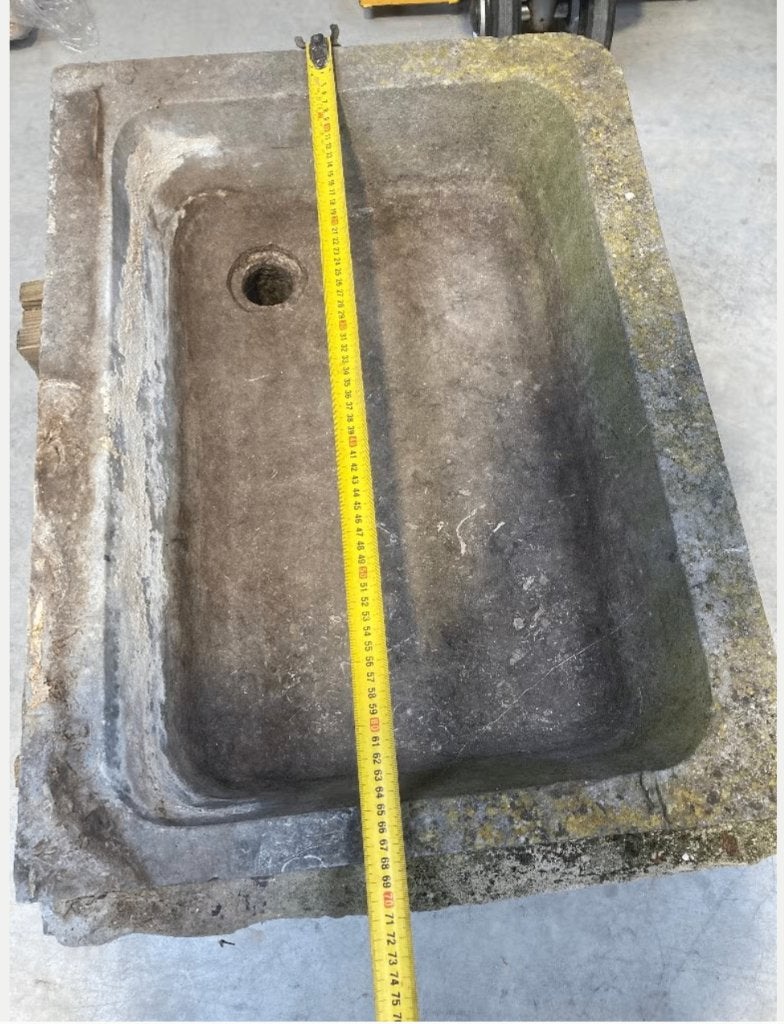 antieke spoelbak arduin, Doe-het-zelf en Bouw, Ophalen, Gebruikt