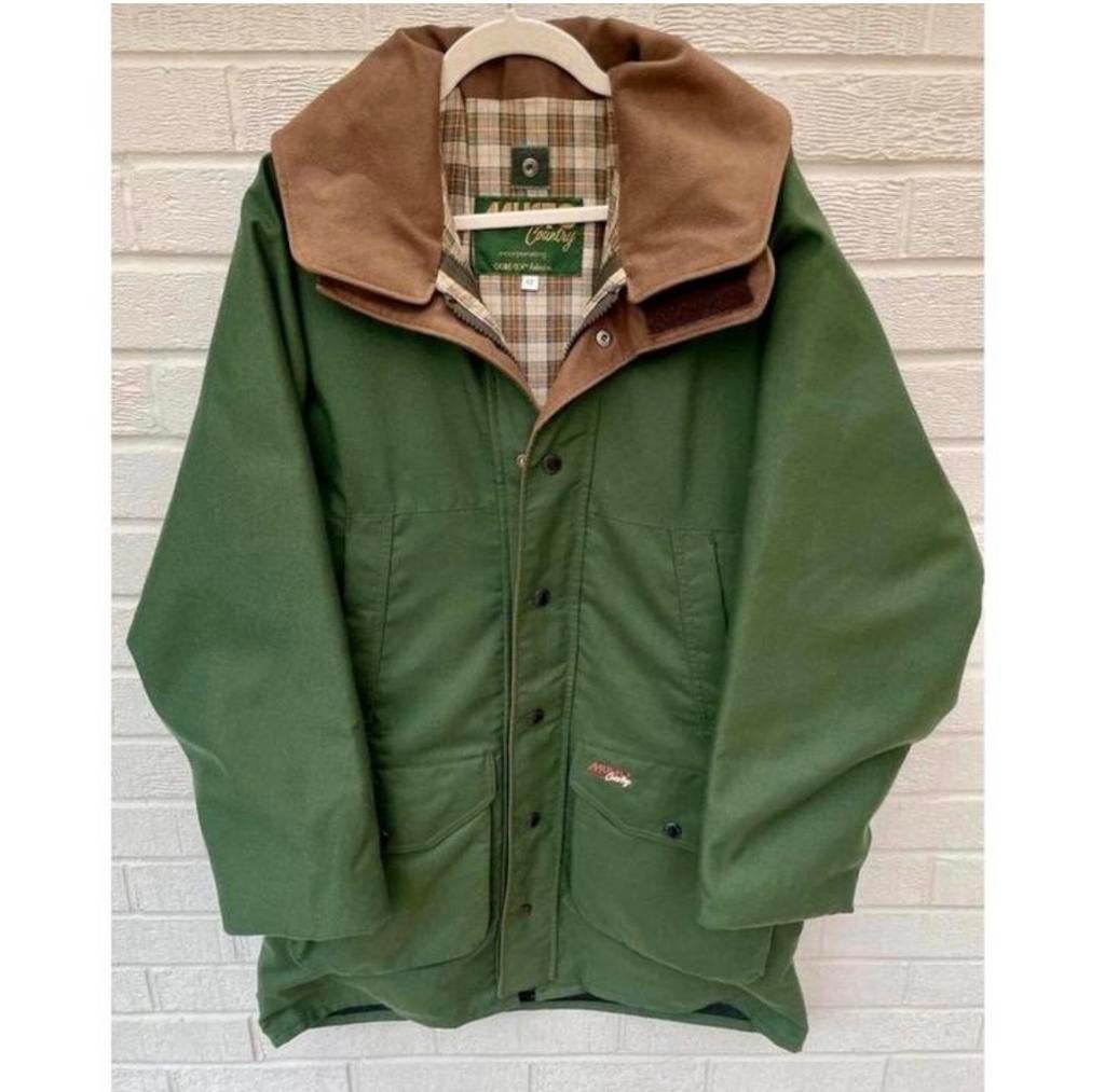 Vintage MUSTO COUNTRY herenjas regenjas heren Jas groen M, Kleding | Heren, Ophalen of Verzenden, Zo goed als nieuw, Maat 48/50 (M)