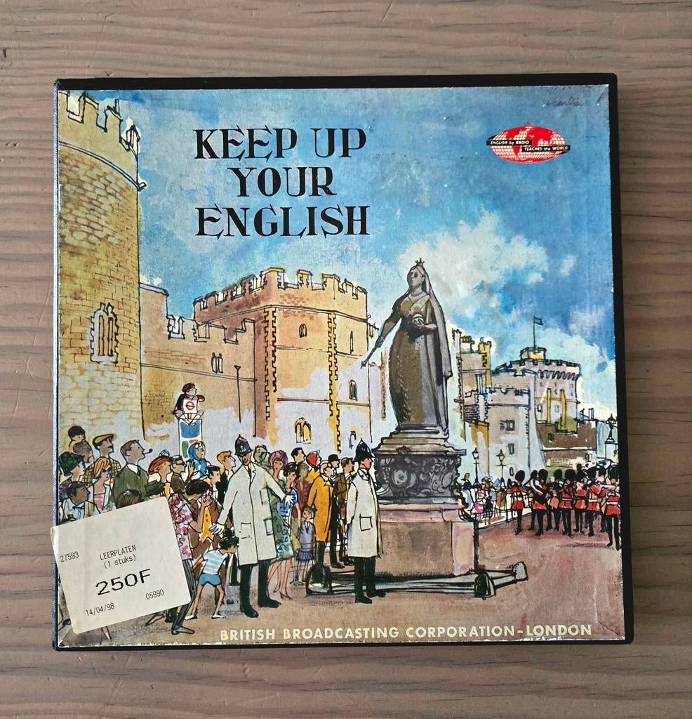Educatieve LP's om engels te leren:1962...perfecte staat!, Ophalen of Verzenden