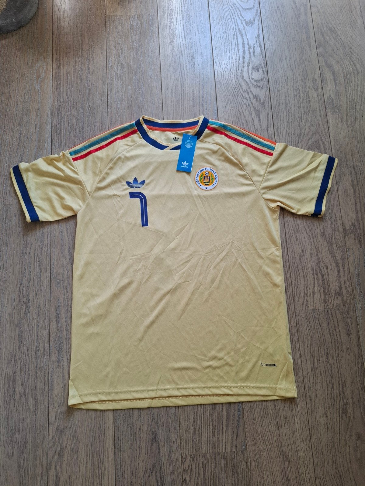 Curaçao Bacuna shirt XL, Beige, Ophalen of Verzenden, Adidas, Voetbal