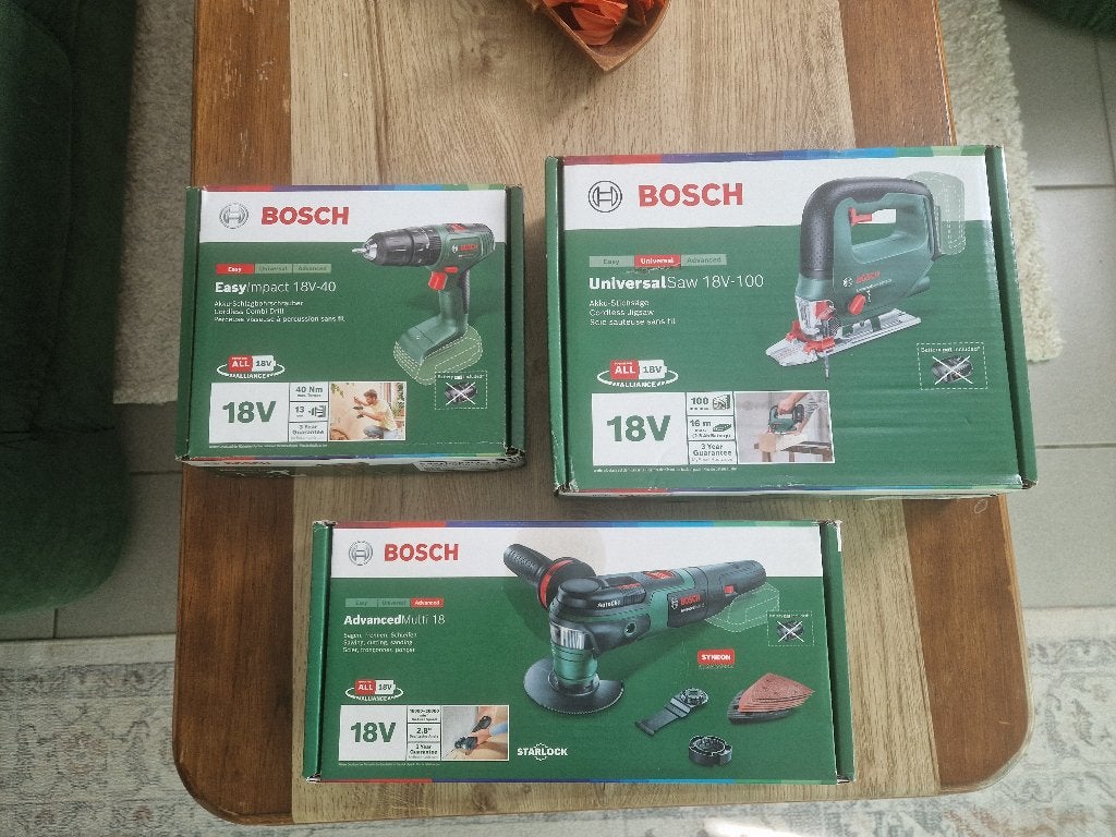 SCIE + PERCEUSE + SCIER SANS FIL PROFESSIONAL, Doe-het-zelf en Bouw, Gereedschap | Zaagmachines, Ophalen, Nieuw, Overige typen