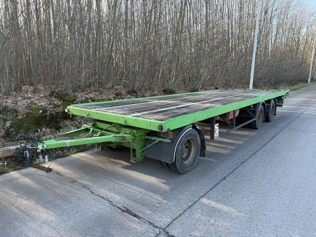General Trailer plateau 8 meter / bladvering, Autos, Camions, Entreprise, Achat, Remorques et Semi-remorques, Autres carburants