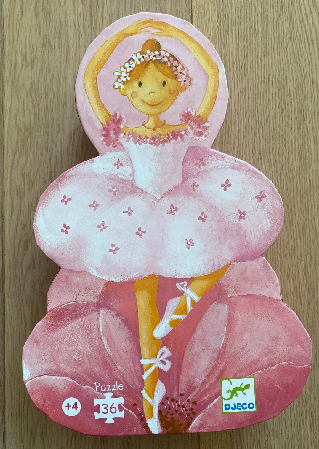 Puzzel ballerina DJECO 36stuk voor meisjes, NIEUW, Kinderen en Baby's, Ophalen of Verzenden, 10 tot 50 stukjes, Zo goed als nieuw