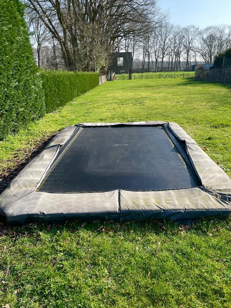 Trampoline Pro line inground, Ophalen, Gebruikt