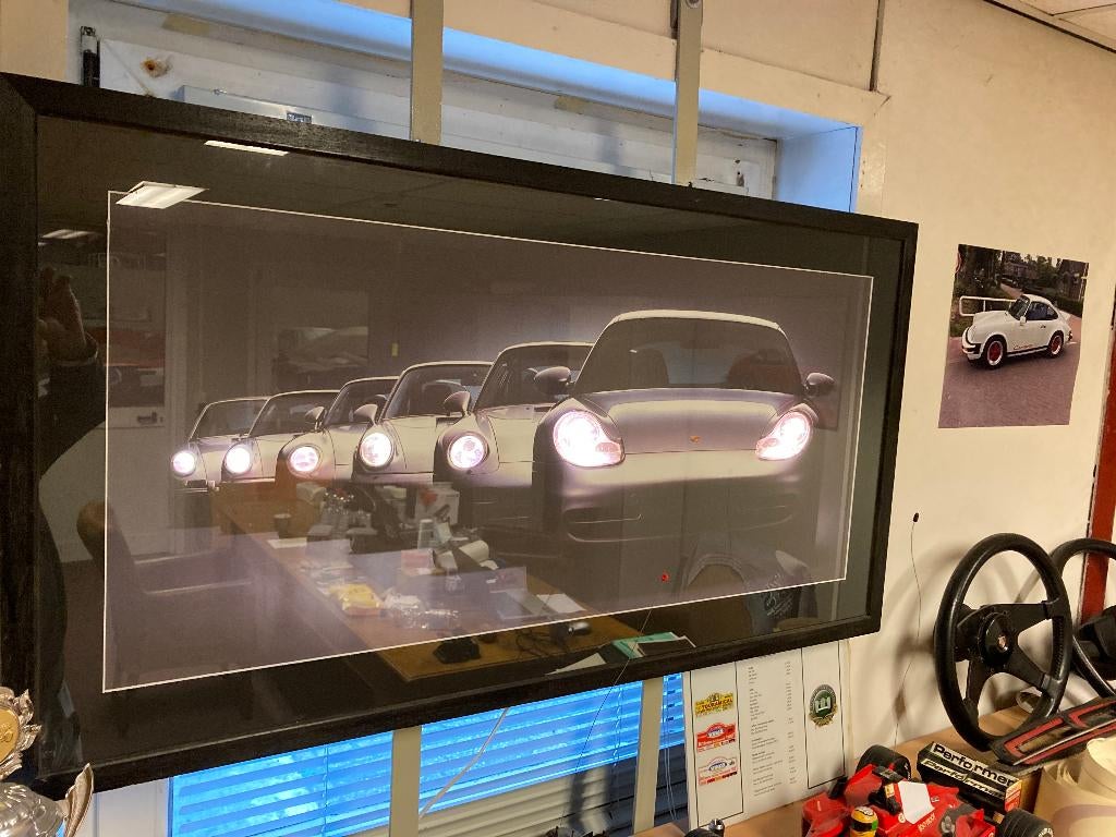 Porsche 911 koplampen schilderij izgst origineel Porsche, Ophalen, Gebruikt, Porsche