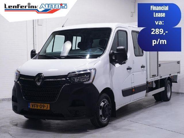 Renault Master 2.3 dCi 145 pk Pick Up / Open Laadbak 6-Zits, Auto's, Bestelwagens en Lichte vracht, Renault, Wit, Bedrijf, Onderhoudsboekje