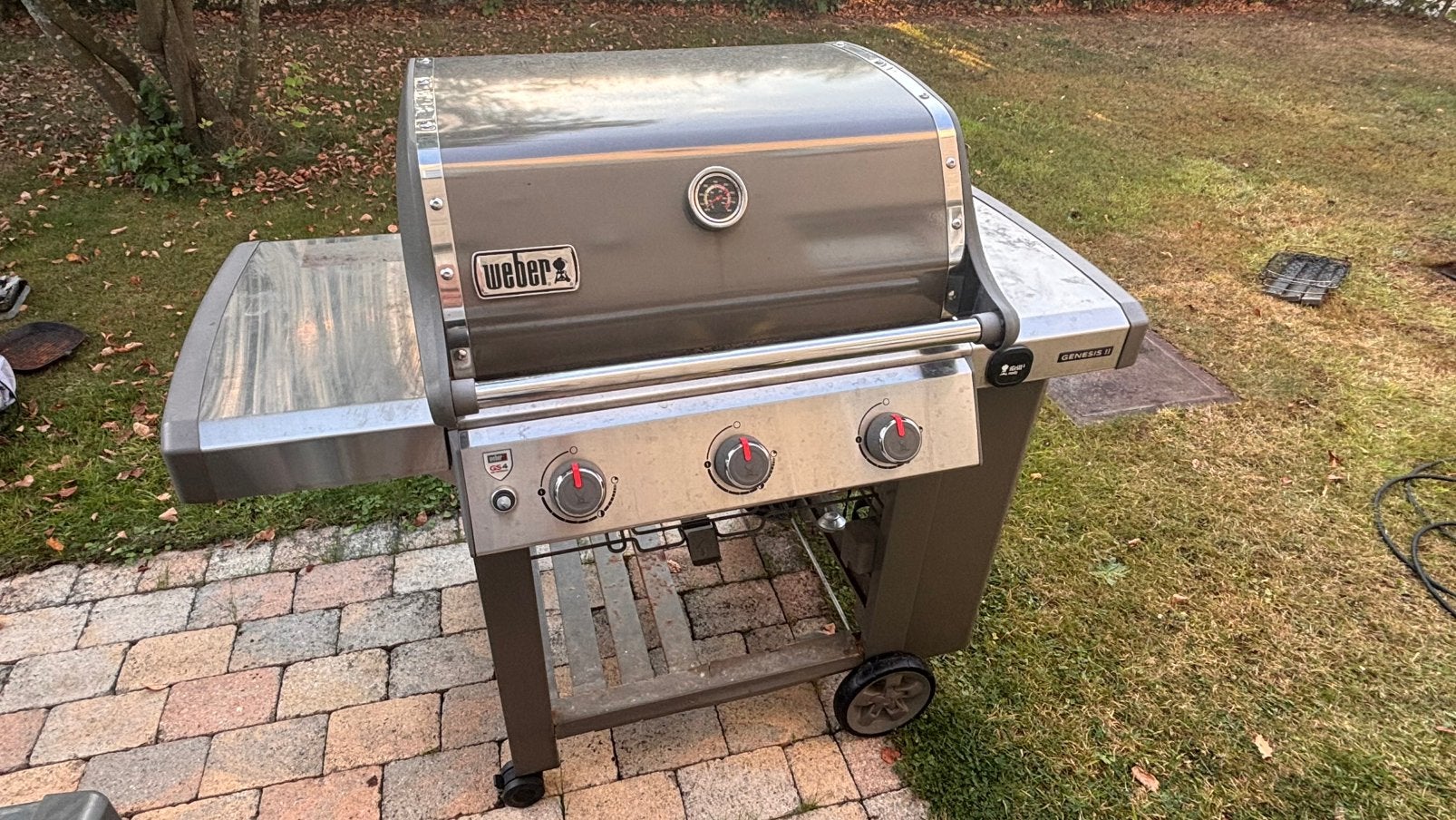 Weber Genesis II E-310 GBS gasbarbecue, Tuin en Terras, Gasbarbecues, Ophalen, Gebruikt