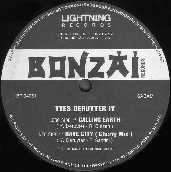 Yves Deruyter - IV, Ophalen of Verzenden, Gebruikt, 12 inch, House