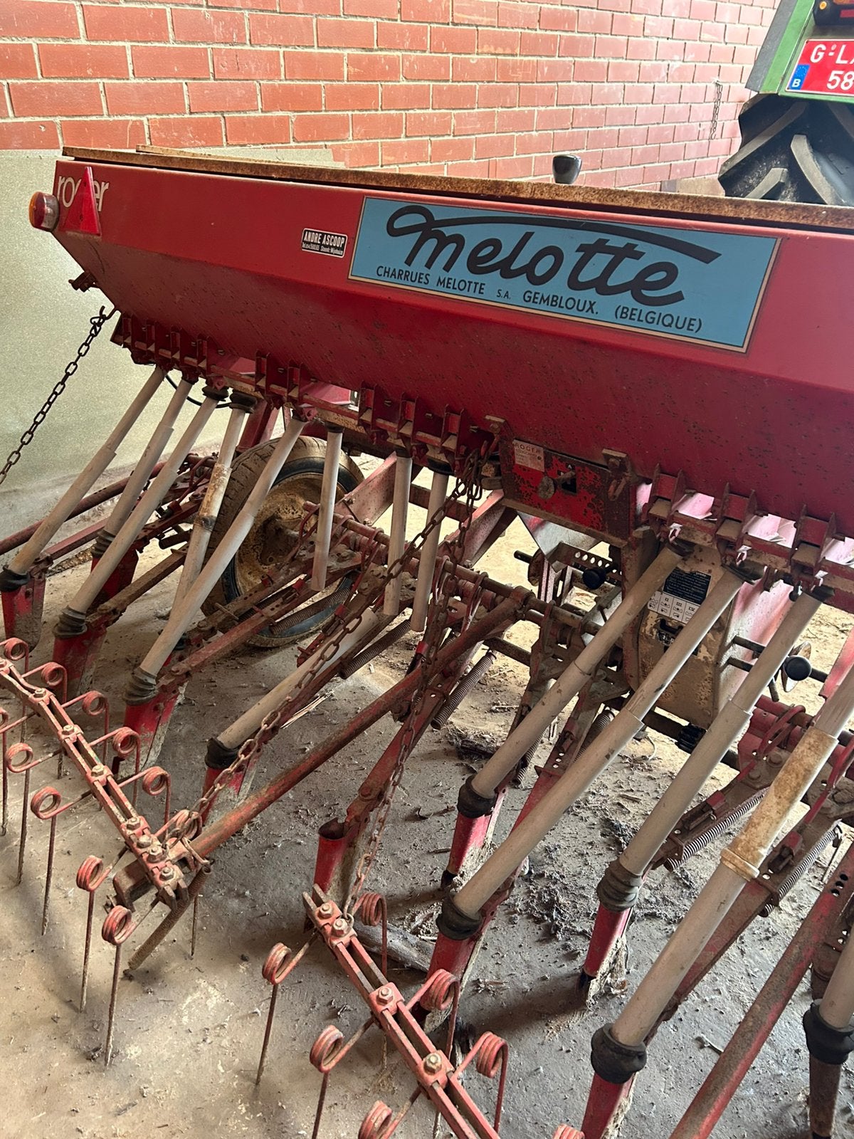 Zaaimachine melotte, Zakelijke goederen, Landbouw | Werktuigen, Ophalen, Zaaien, Planten of Poten