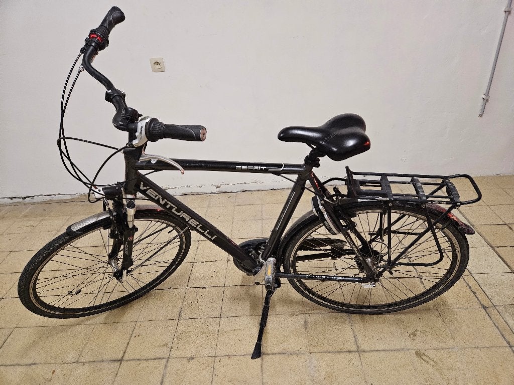 Heren fiets Aluminium frame 7 versnellingen, Versnellingen, 49 tot 53 cm, Zo goed als nieuw, Ophalen