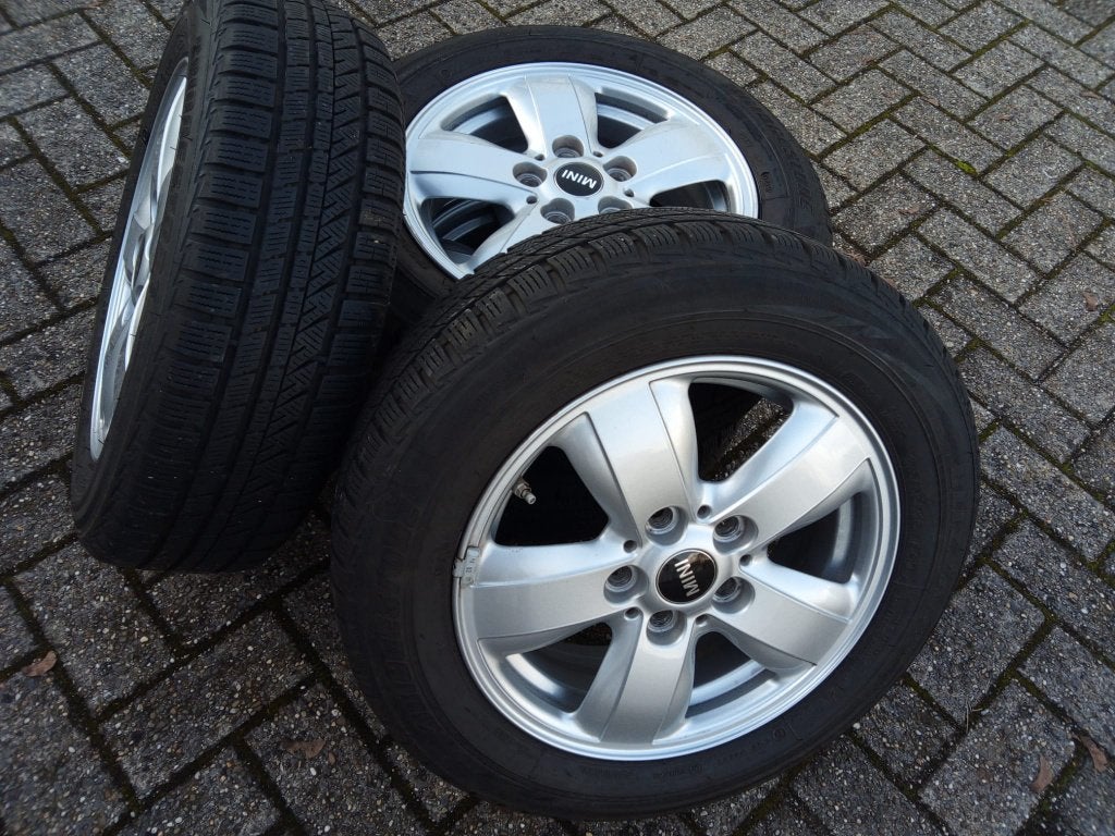 Mini Cooper velgen met band, Autos : Pièces & Accessoires, Pneus & Jantes, Pneus et Jantes, Enlèvement, Utilisé, Pneus été