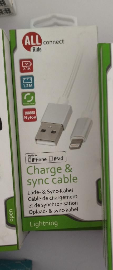 Apple Lightning USB-A, Télécoms, Téléphonie mobile | Chargeurs pour téléphone, Enlèvement ou Envoi, Neuf, Autres marques