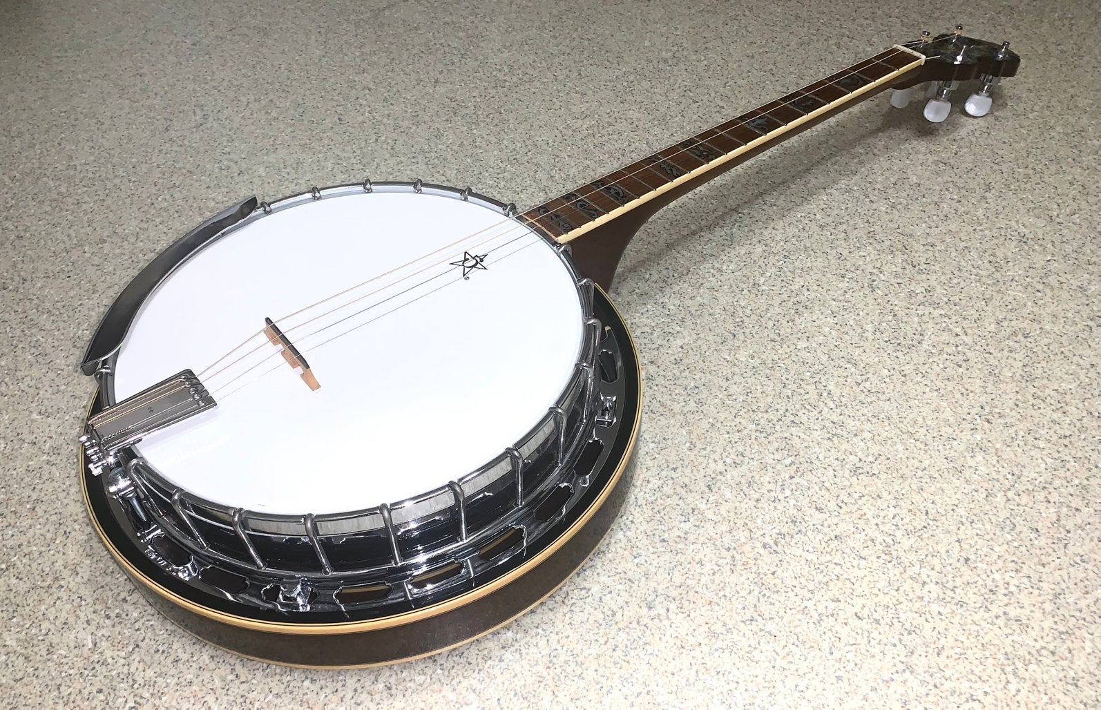 Banjo ténor Samick (similaire au Gibson Mastertone), Musique & Instruments, Instruments à corde | Banjos, Comme neuf, Enlèvement ou Envoi