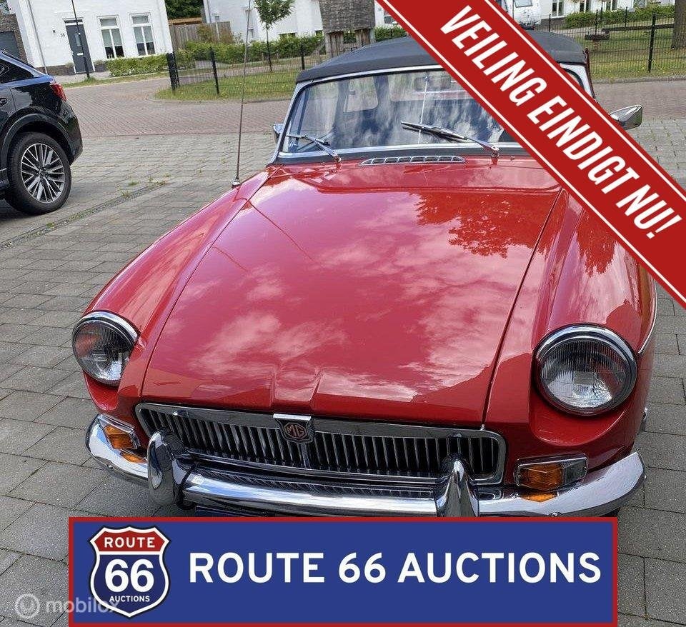 MG MGB Cabriolet | 1966 | Route 66 Auctions, Autos, Achat, Entreprise, Boîte manuelle, Autre carrosserie
