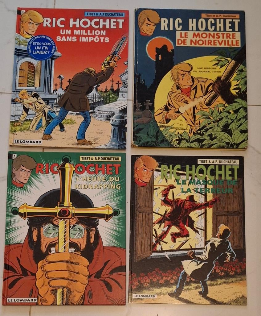 Collection BD ric hochet de Tibet et Duchateau, Plusieurs BD, Enlèvement ou Envoi, Comme neuf, Tibet et A.P. Duchateau
