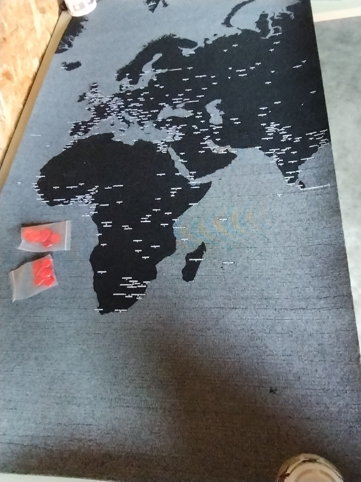 PinWorld wall map dairy, Huis en Inrichting, Woonaccessoires | Memoborden, Ophalen, Zo goed als nieuw, Prikbord