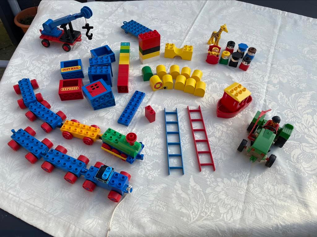 Originele Lego Duplo treintjes en popjes, Ophalen of Verzenden, Gebruikt