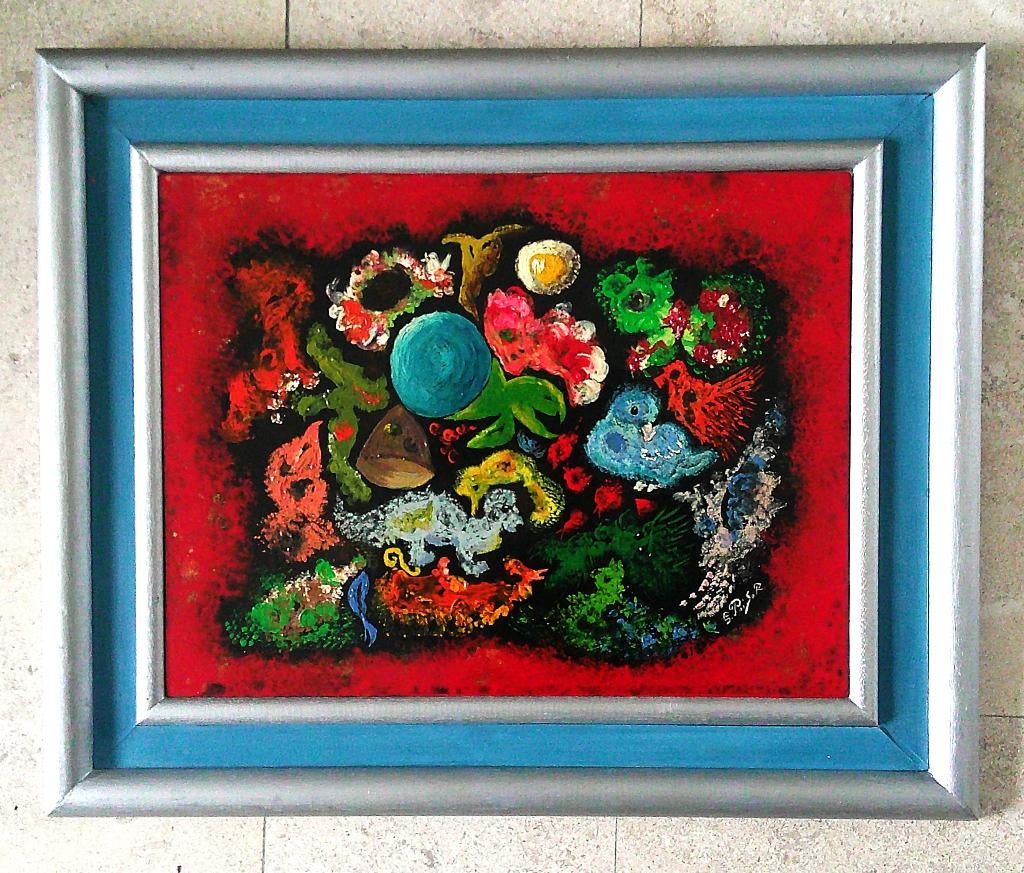 Compositie van vnl. dieren circa 1980 - Gerda Peiser, Antiek en Kunst, Ophalen of Verzenden