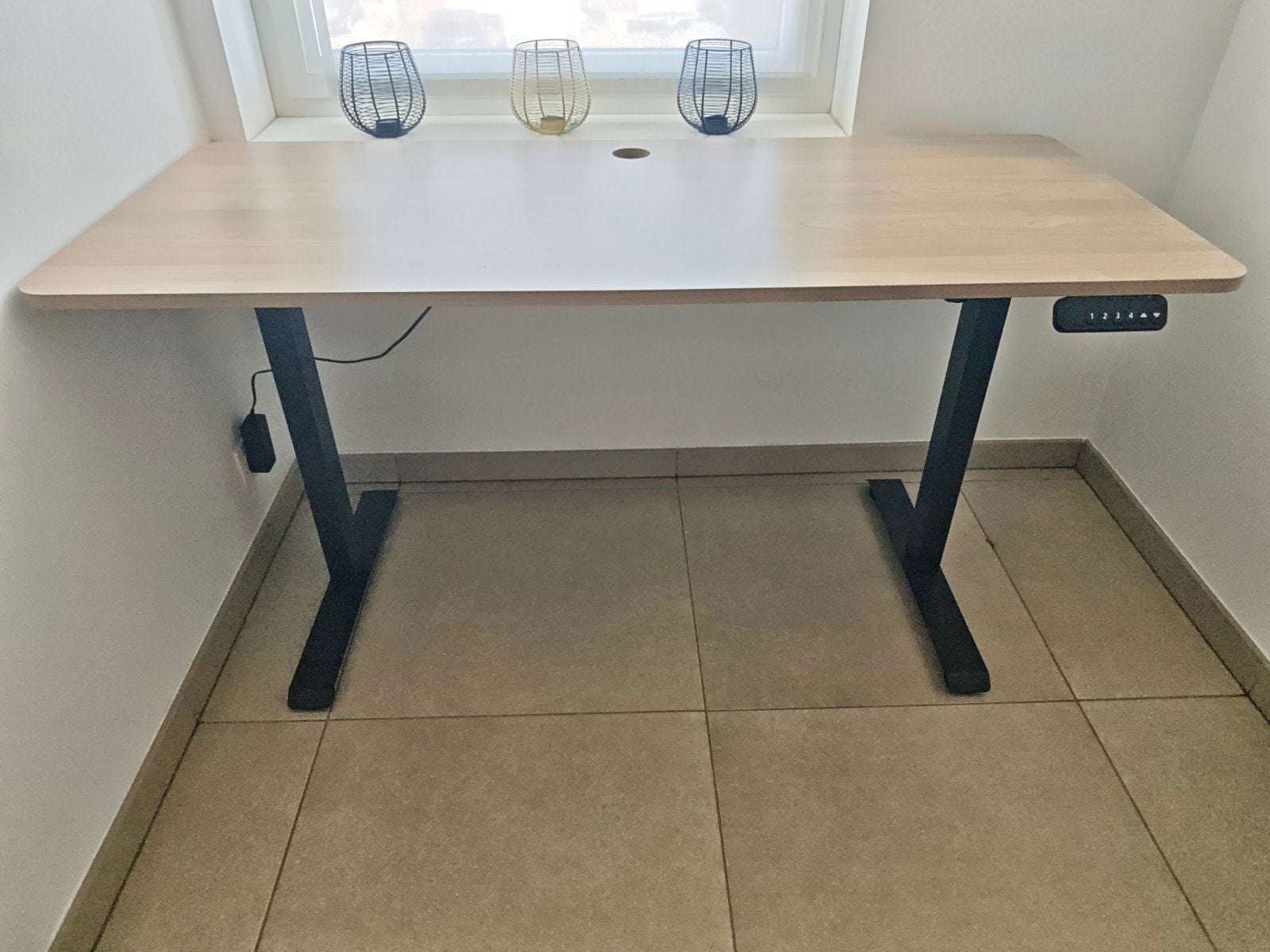 zit-sta bureau, Maison & Meubles, Bureaux, Électrique, Bureau assis-debout, Enlèvement, 140 cm