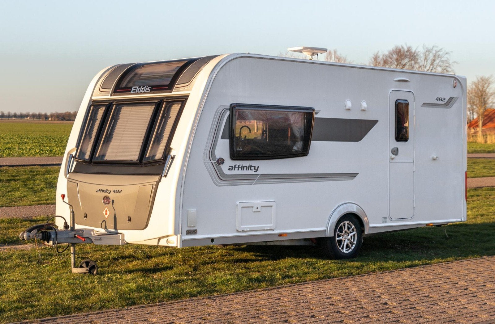 Elddis Affinity 482 2017 1eigenaar/voortent/onderhoudcomplee, Standaardzit, Elddis, Tot en met 3, Particulier