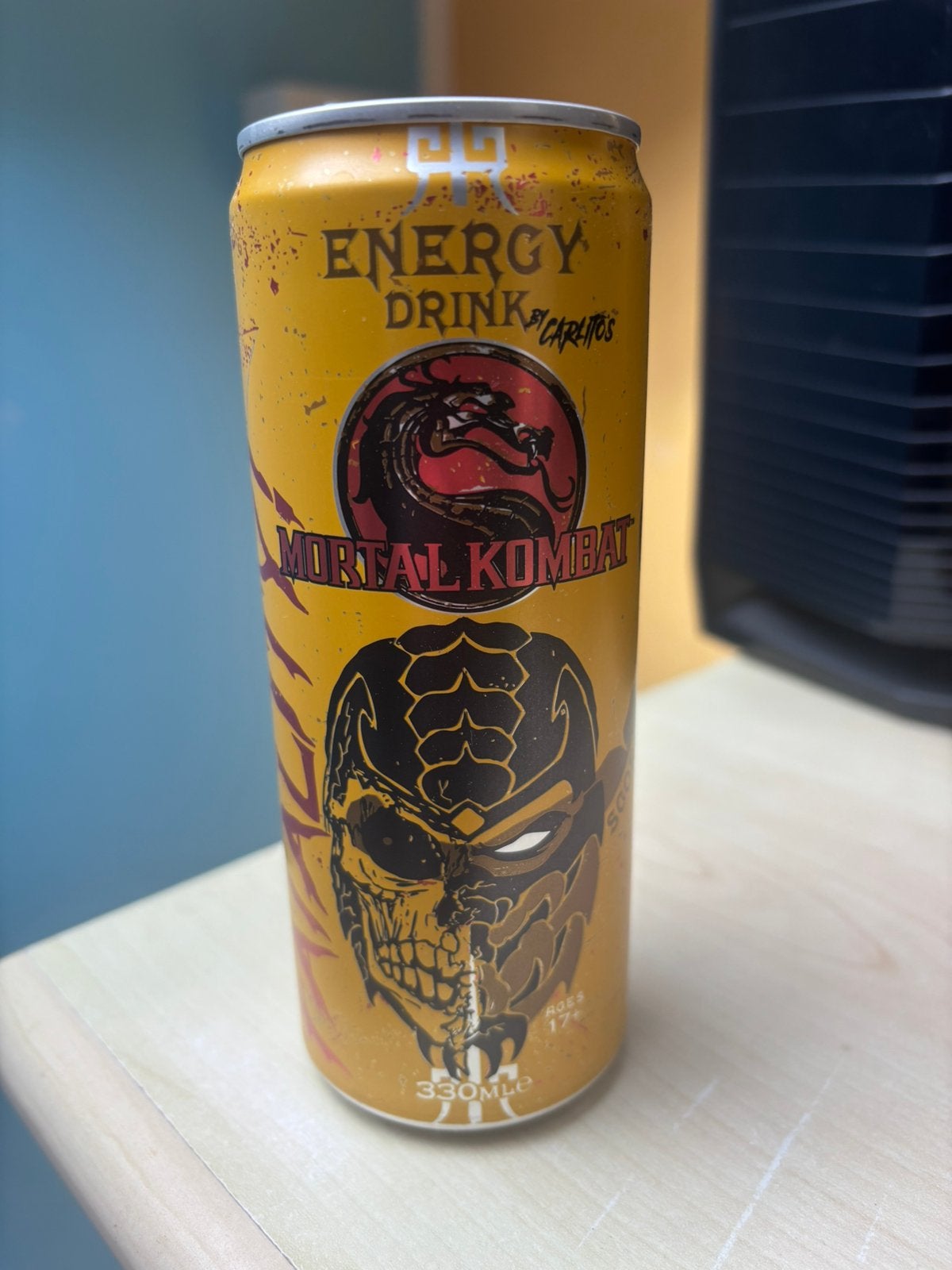 Mortal Kombat Energy drink by Carlitos (leeg), Verzamelen, Ophalen of Verzenden, Zo goed als nieuw, Frisdrank, Overige merken