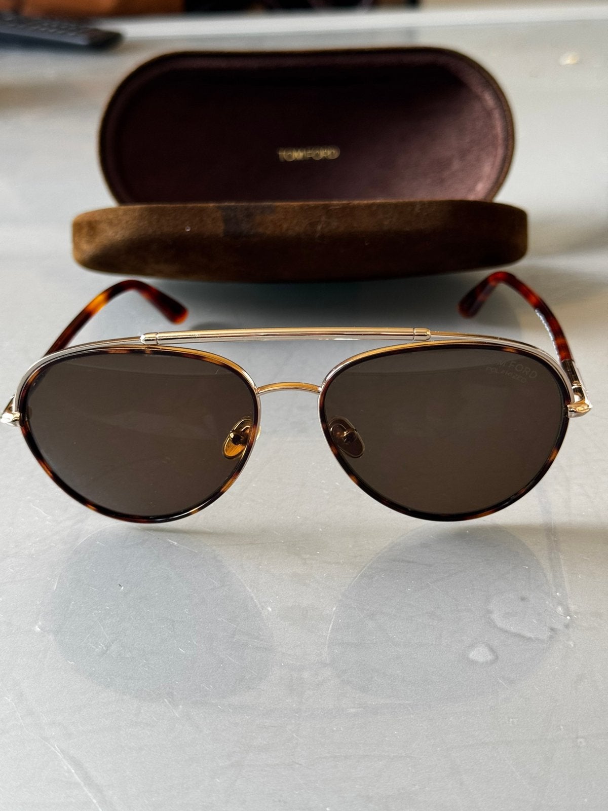 Lunettes de soleil Tom Ford polarisées, Enlèvement, Comme neuf, Lunettes
