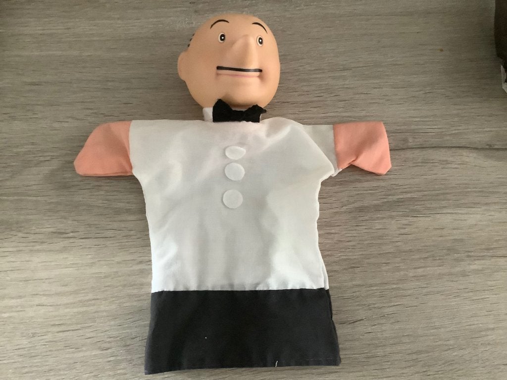 Marionnette à main Lambik (24 cm), Collections, Enlèvement ou Envoi, Bob et Bobette, Comme neuf, Statue ou Figurine