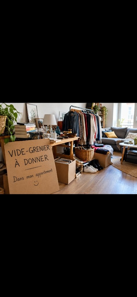 Vide grenier gratuit, Ophalen, Zo goed als nieuw