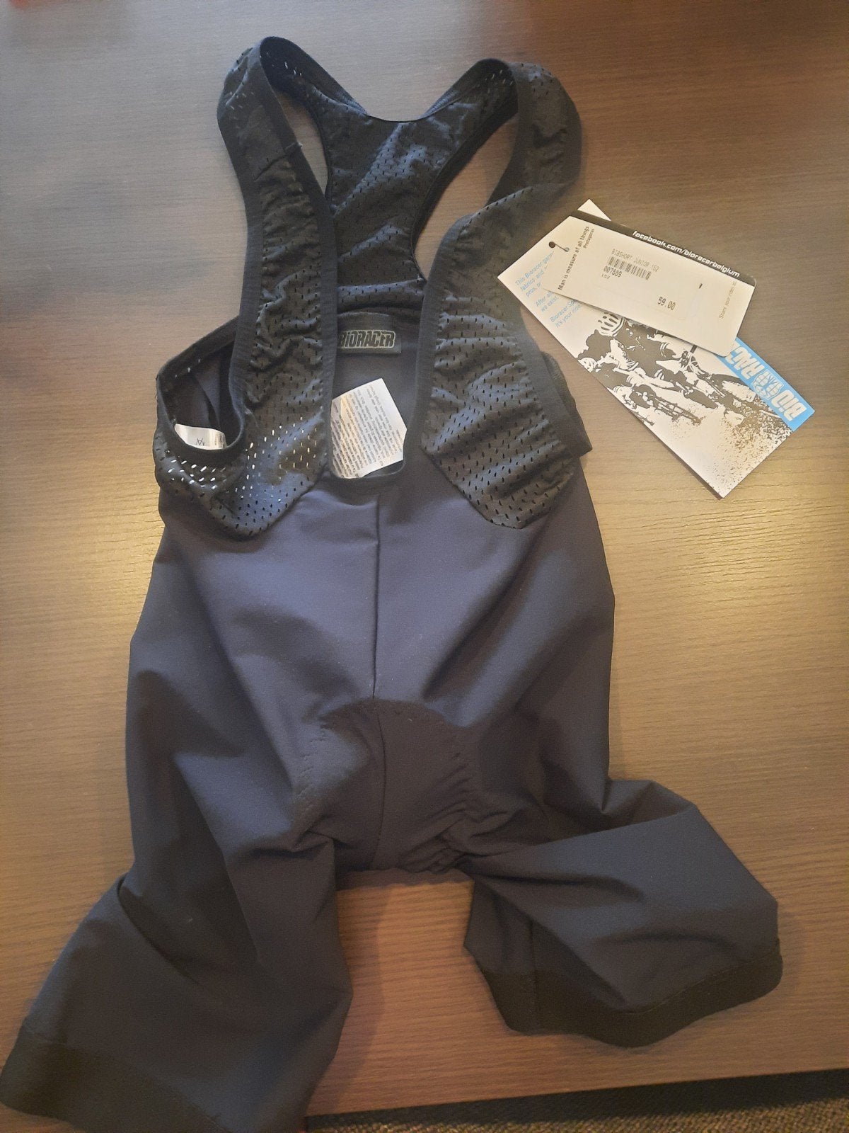 2 koersbroeken bioracer (nieuw) + 2 shirts maat 152, Ophalen of Verzenden, Zo goed als nieuw, Kinderen, Bioracer
