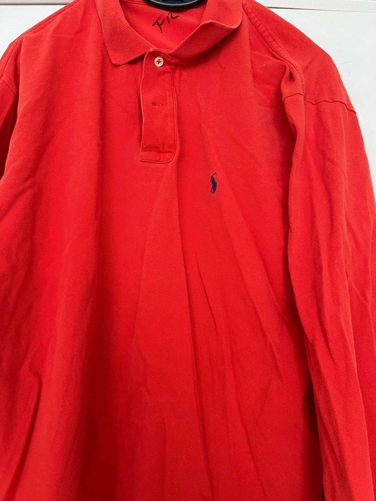 Ralph Lauren. Polo lange mouw. Maat L, Kleding | Heren, Verzenden, Gedragen, Maat 52/54 (L)