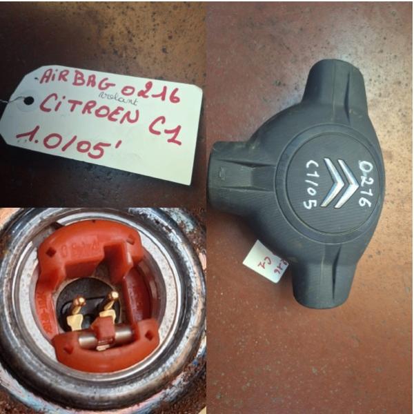 AIR BAG VOLANT CITROEN C1 1.0ESS/50KW/05', Autos : Pièces & Accessoires, Enlèvement, Révisé