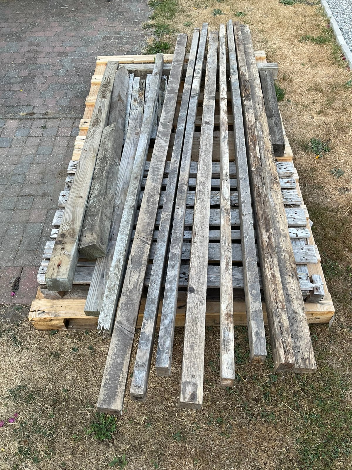 Droog hout, Ophalen, Zo goed als nieuw