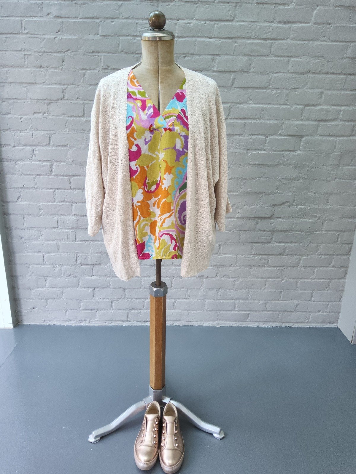 Prachtige blouse Mayerline 50, Mayerline, Blouse of Tuniek, Paars, Ophalen of Verzenden