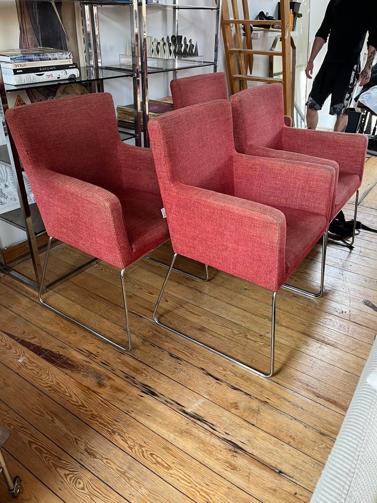 fauteuils Niels Gammelgaard pour Sits — années 2000, Rouge, 2000s, Tissus, Enlèvement