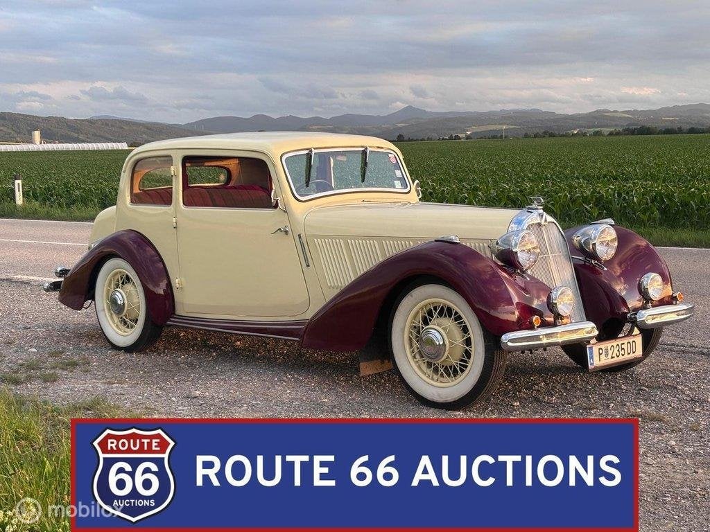 Talbot T15 Baby | 1938 | Route 66 Auctions, Overige merken, Zwart, Bedrijf, Handgeschakeld