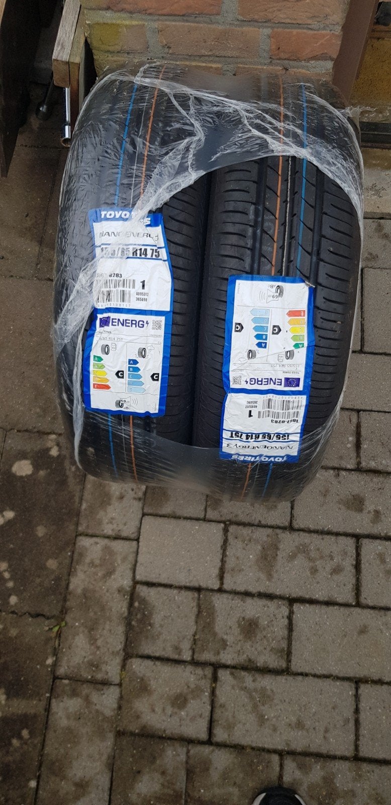 banden 155/65/14, Auto diversen, Aanhangwagen-onderdelen, Ophalen, Nieuw