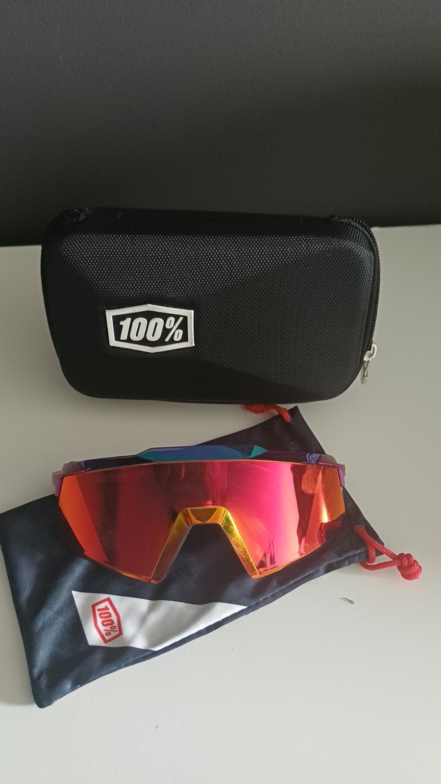 Lunettes de sport multicouches à lentille miroir 100 % aéron, Enlèvement